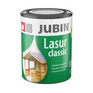 JUBIN Lasur Classic – tankoslojna lazura za naravno zaščito lesa